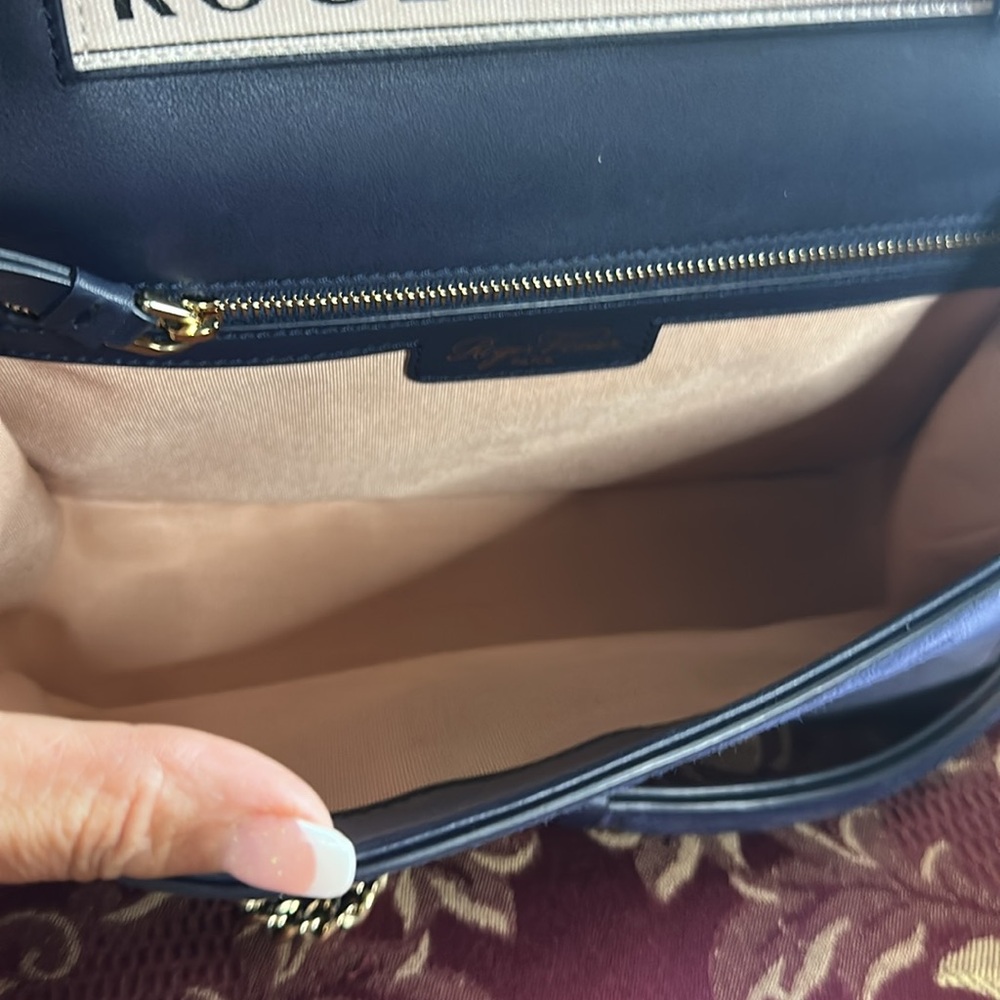 Roger Vivier Suede Viv’ Choc Shoulder Bag - Picture 4 of 9